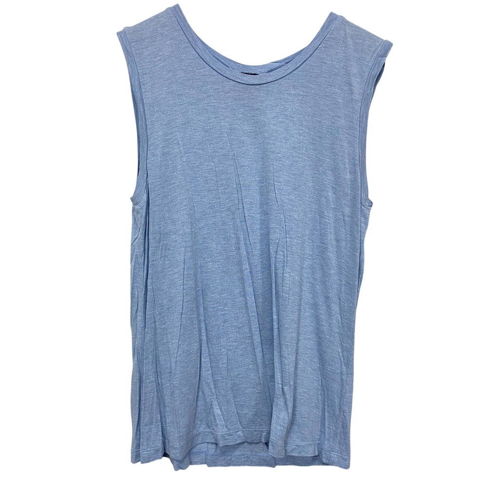 J.Crew Women Blue Tank Top Sleeveless Muscle Shirt Size Small Soft Comfy Beachy